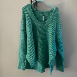 Free People oversized V-Neck Sweater